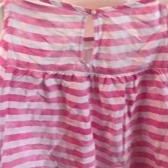 Abercrombie kids pink and white striped blouse - Picture 8 of 16